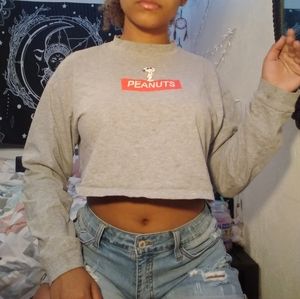"peanuts" Crop top